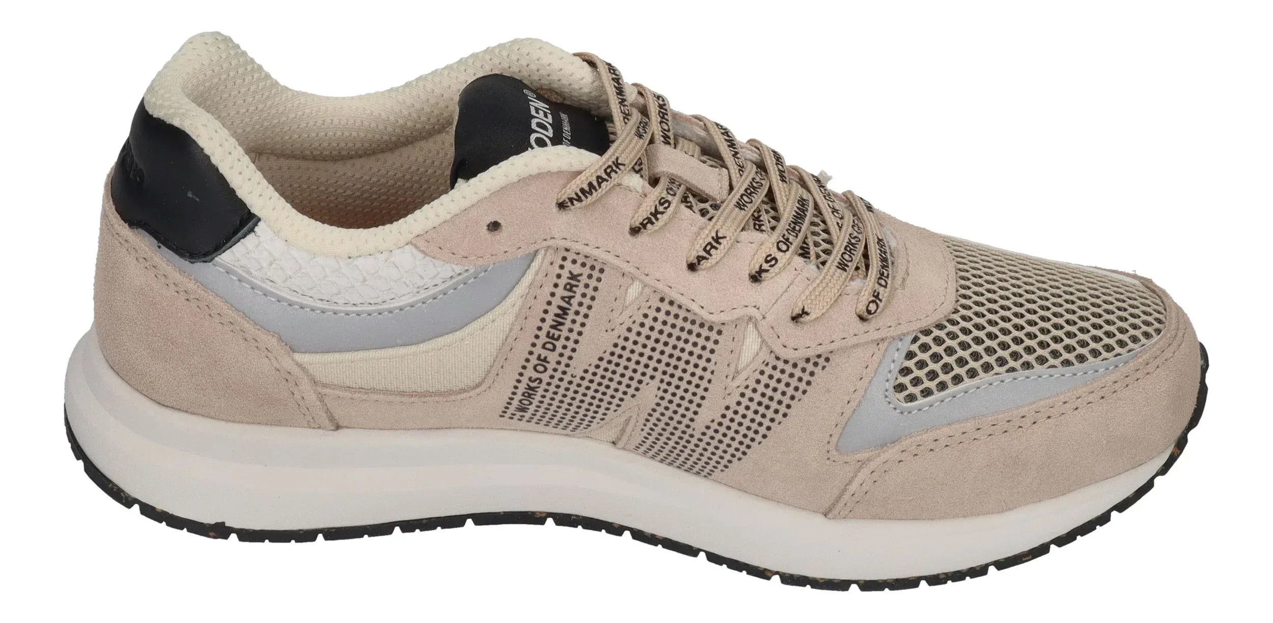 WODEN Damen Sneakers RIGMOR OPEN MESH WL702 coffee cream