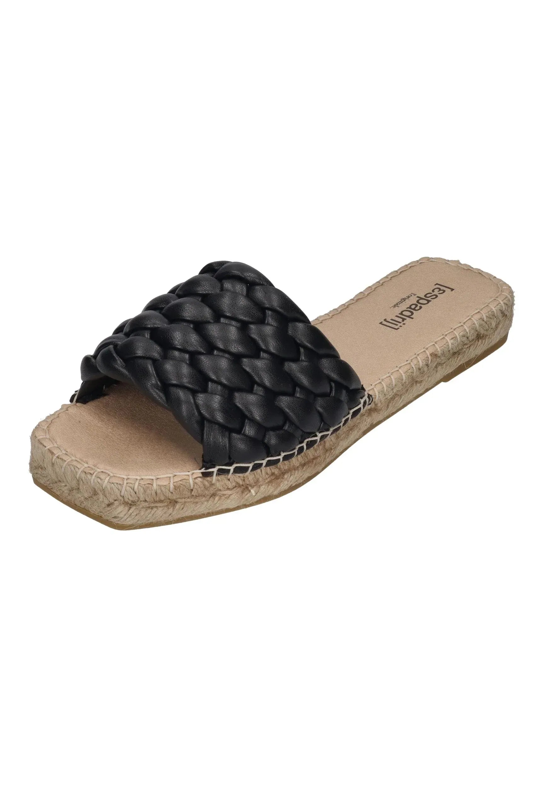 ESPADRIJ L'ORIGINALE Damen Pantolette - NICE - noir