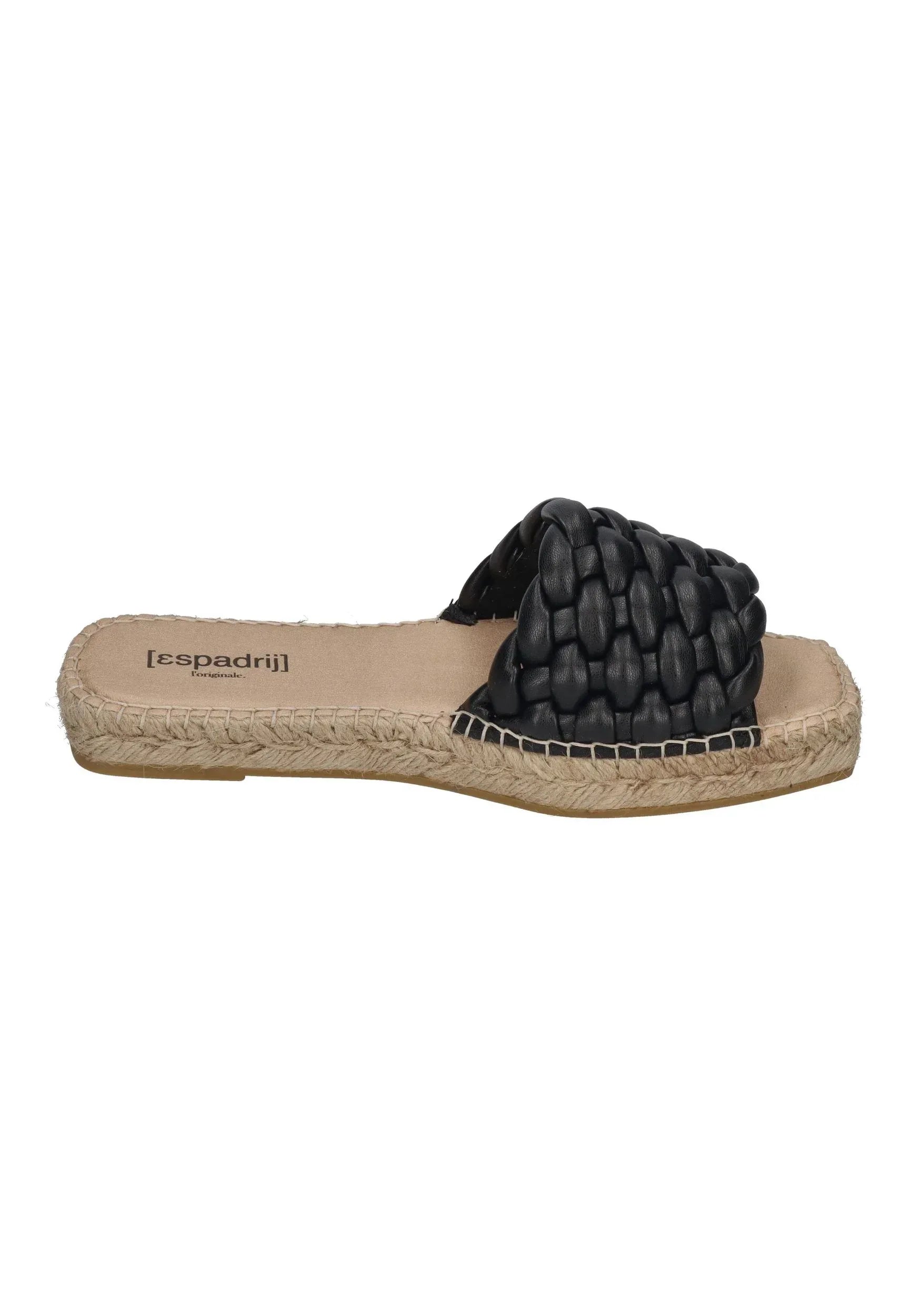 ESPADRIJ L'ORIGINALE Damen Pantolette - NICE - noir