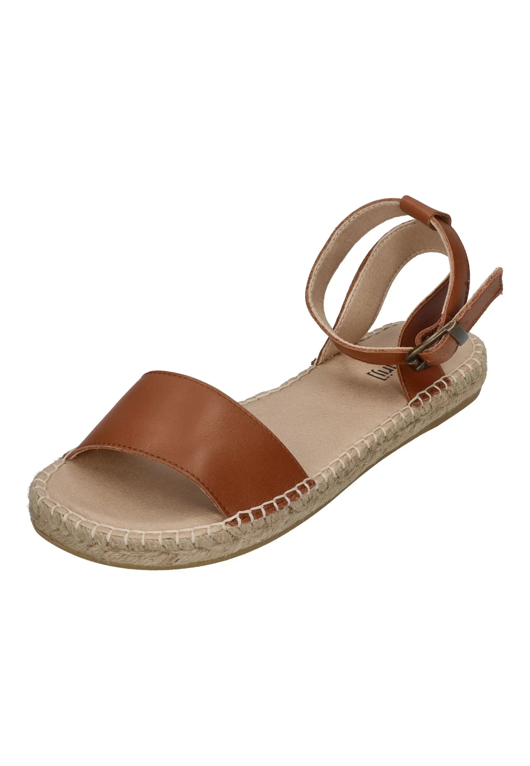 ESPADRIJ L'ORIGINALE Damen Sandalette - NIMES - cognac