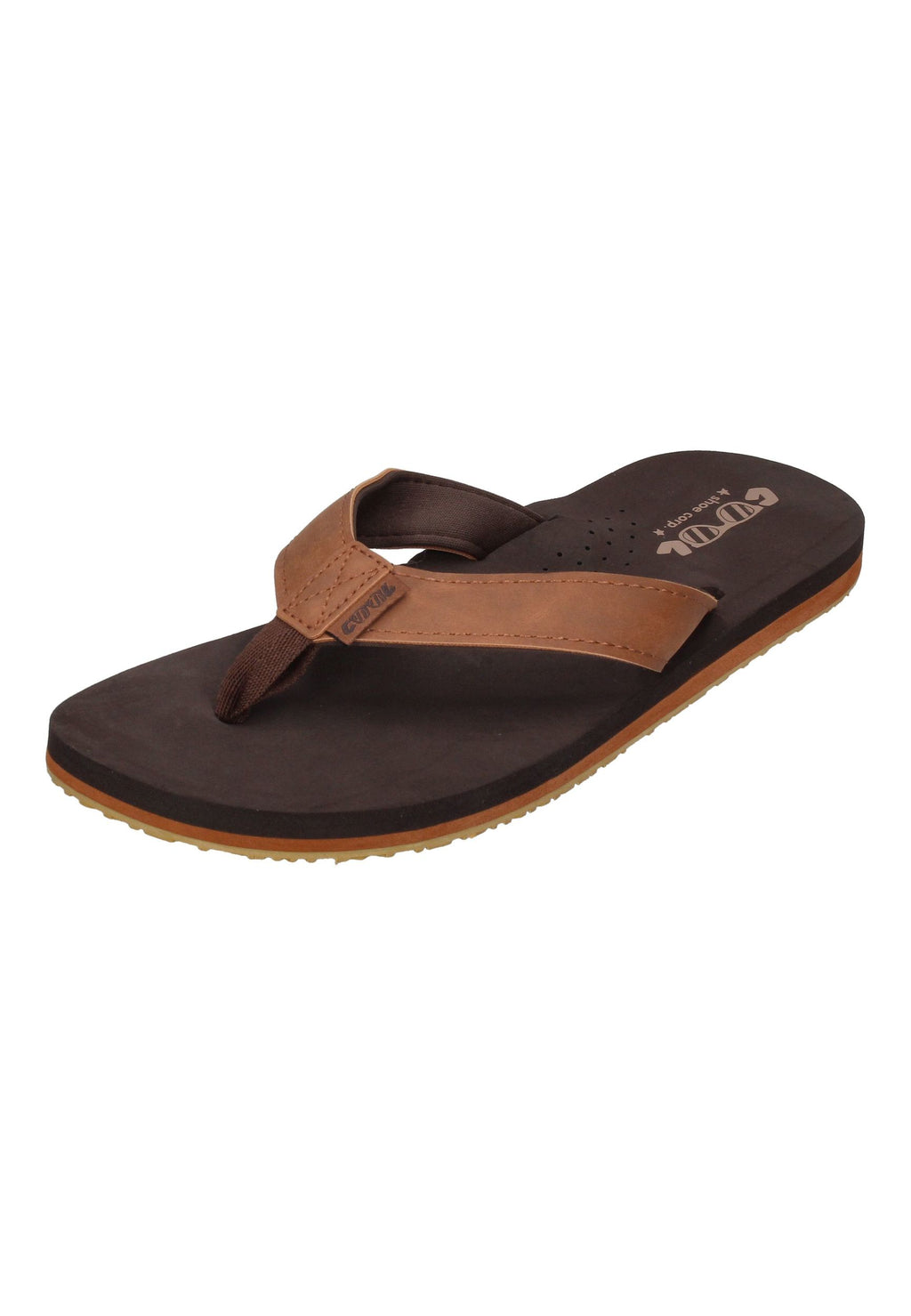 COOL SHOE Herren Zehentrenner in Übergröße COOL SIN brown