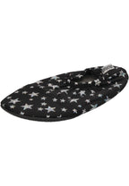 SLIPSTOP - Hausschuhe Badeschuhe BRIGHT Sterne schwarz