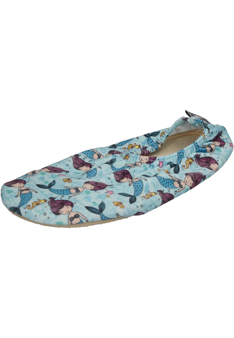 SLIPSTOP - Hausschuhe Badeschuhe SIRENA Nixen hellblau