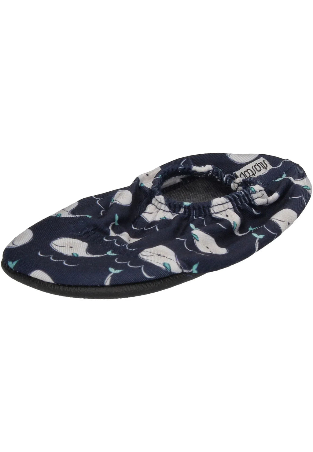 SLIPSTOP Kinder Hausschuhe Badeschuhe WILLY Wal blau