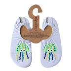 SLIPSTOP Kinder Hausschuhe Badeschuhe Bonbon hellblau