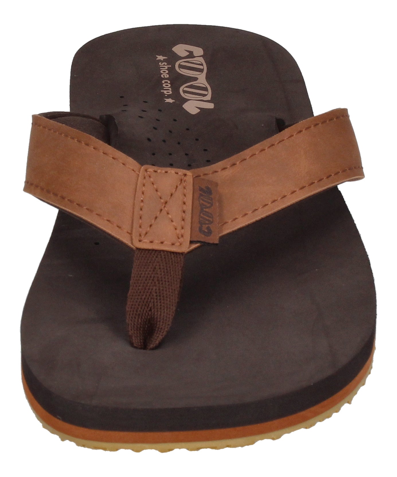 COOL SHOE Herren Zehentrenner in Übergröße COOL SIN brown