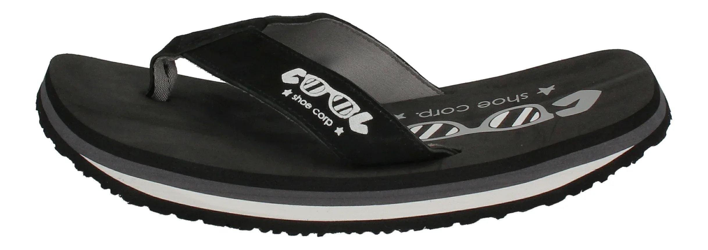 COOL SHOE Zehentrenner in Übergröße - ORIGINAL black 2-1