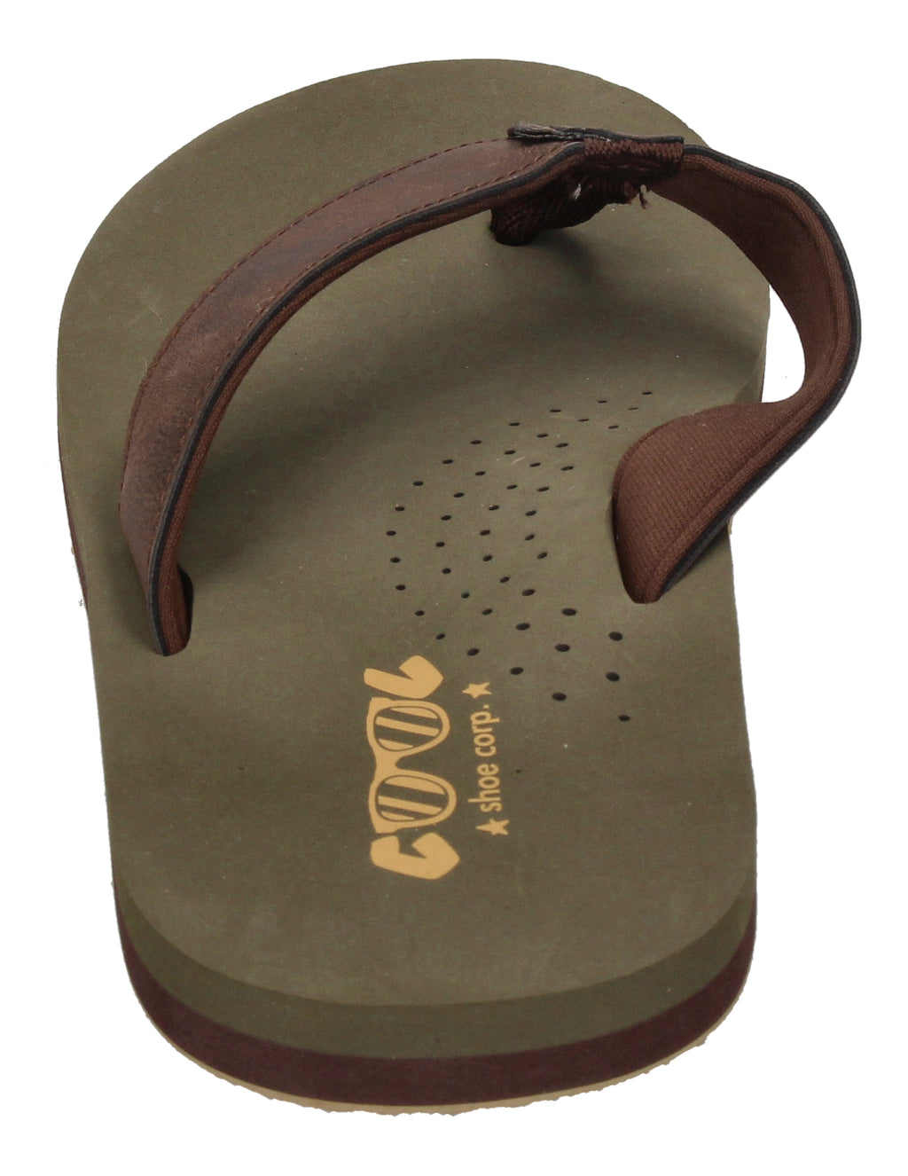 COOL SHOE Herren Zehentrenner in Übergröße COOL SIN olive