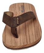 COOL SHOE Herrenschuhe Zehentrenner COOL SIN - wood-2