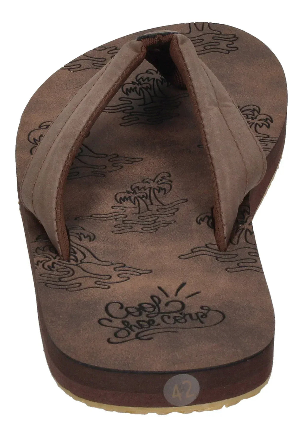 COOL SHOE Herrenschuhe Zehentrenner COOL TROPIC - chestnut-4