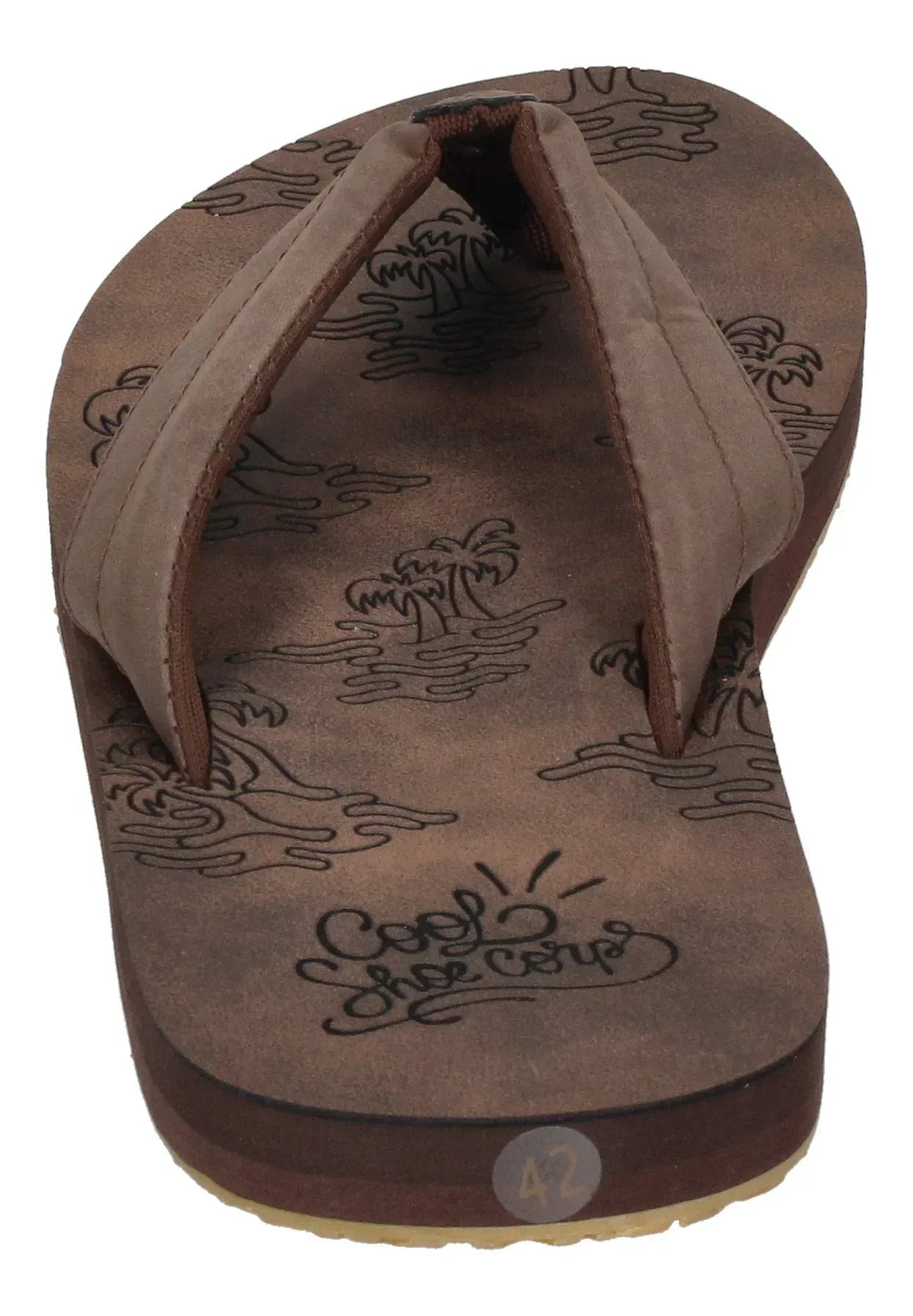 COOL SHOE Herrenschuhe Zehentrenner COOL TROPIC - chestnut-4