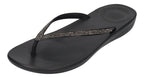 FITFLOP Damen Zehentrenner IQUSHION SPARKLE R08 black