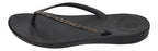 FITFLOP Damen Zehentrenner IQUSHION SPARKLE R08 black