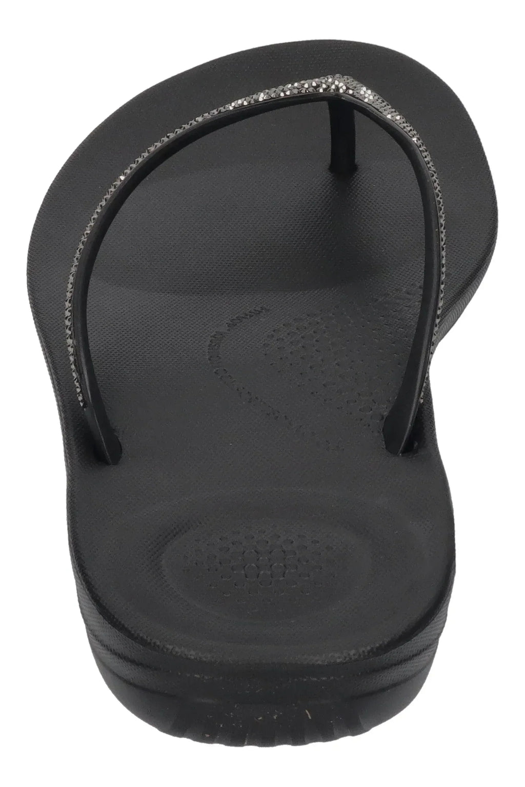 FITFLOP Damen Zehentrenner IQUSHION SPARKLE R08 black