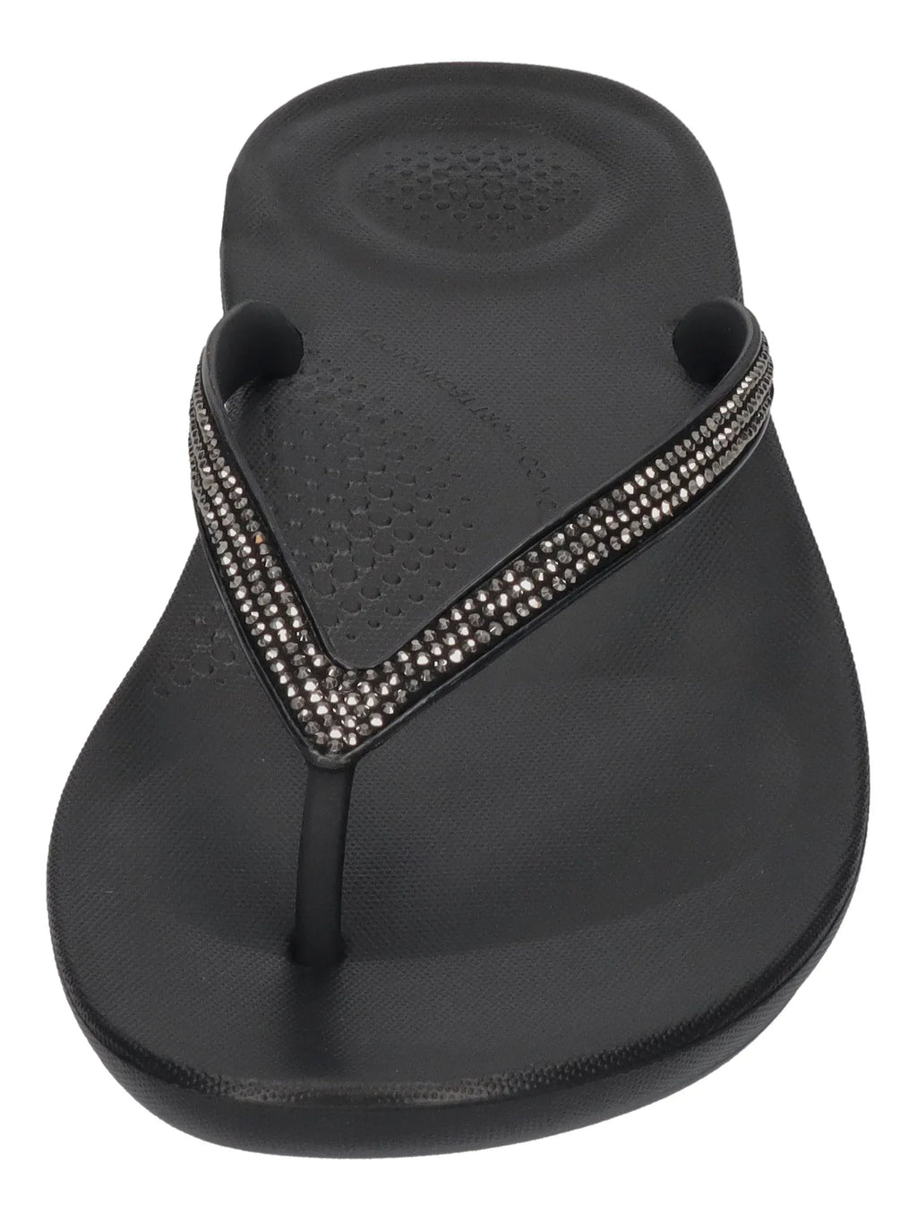 FITFLOP Damen Zehentrenner IQUSHION SPARKLE R08 black