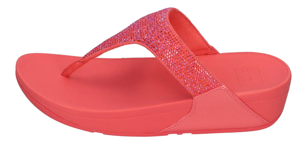 FITFLOP Damen Zehentrenner LULU CRYSTAL TOE POST EC5 rosy coral