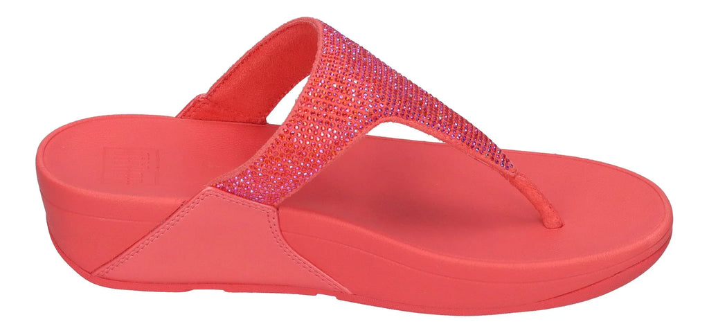 FITFLOP Damen Zehentrenner LULU CRYSTAL TOE POST EC5 rosy coral