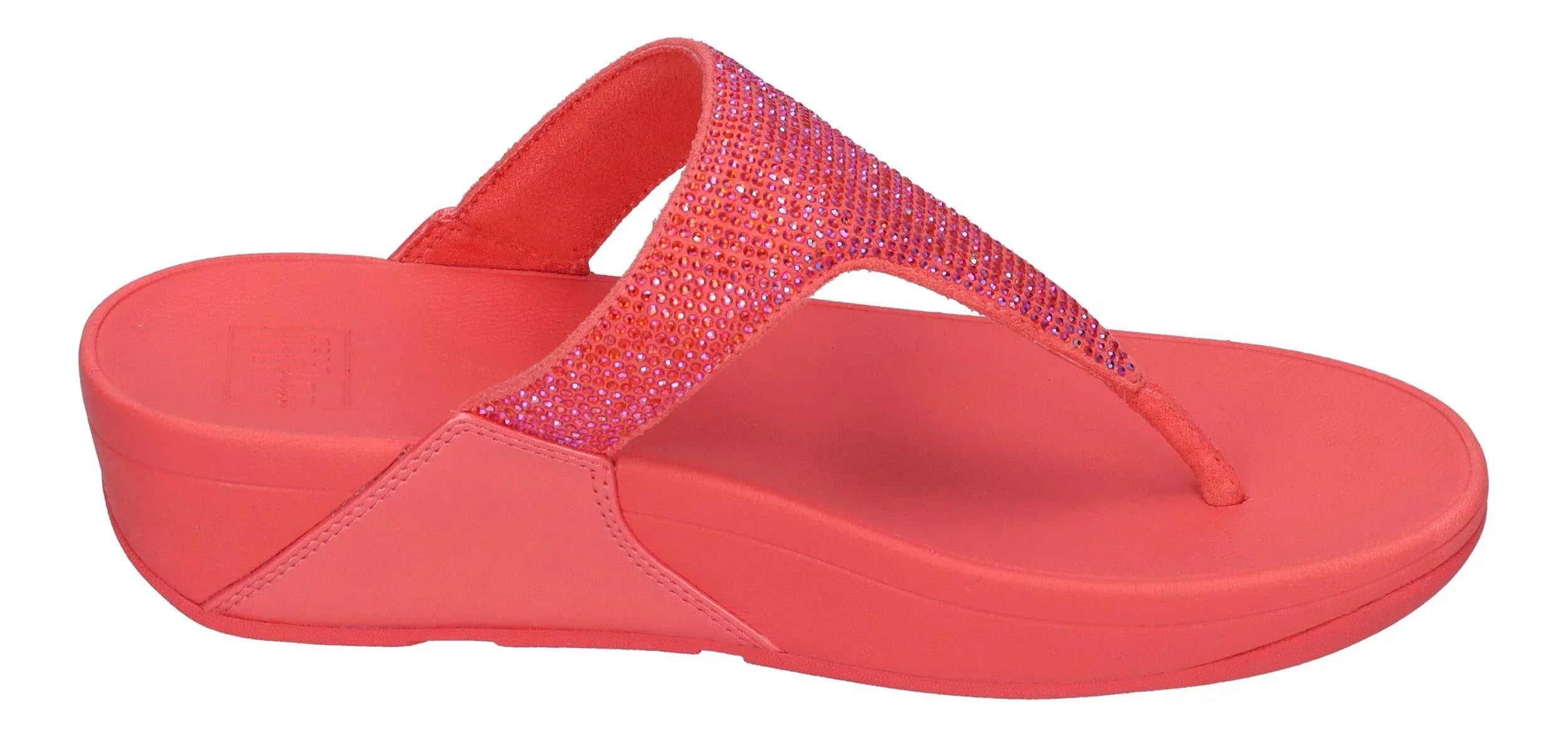 FITFLOP Damen Zehentrenner LULU CRYSTAL TOE POST EC5 rosy coral