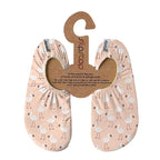 SLIPSTOP Kinder Hausschuhe Badeschuhe Hazel Flamingos apricot