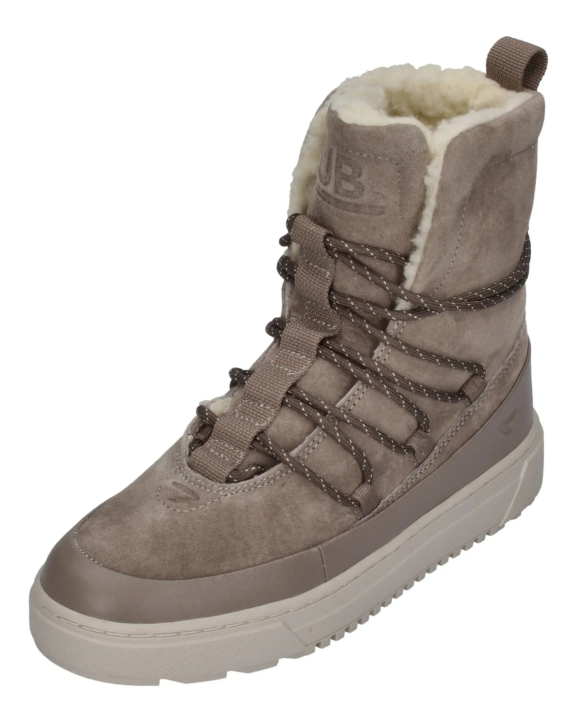 HUB FOOTWEAR Damen Booties LUNA N39 dark taupe bone-0