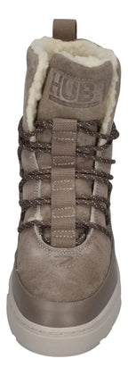 HUB FOOTWEAR Damen Booties LUNA N39 dark taupe bone-2