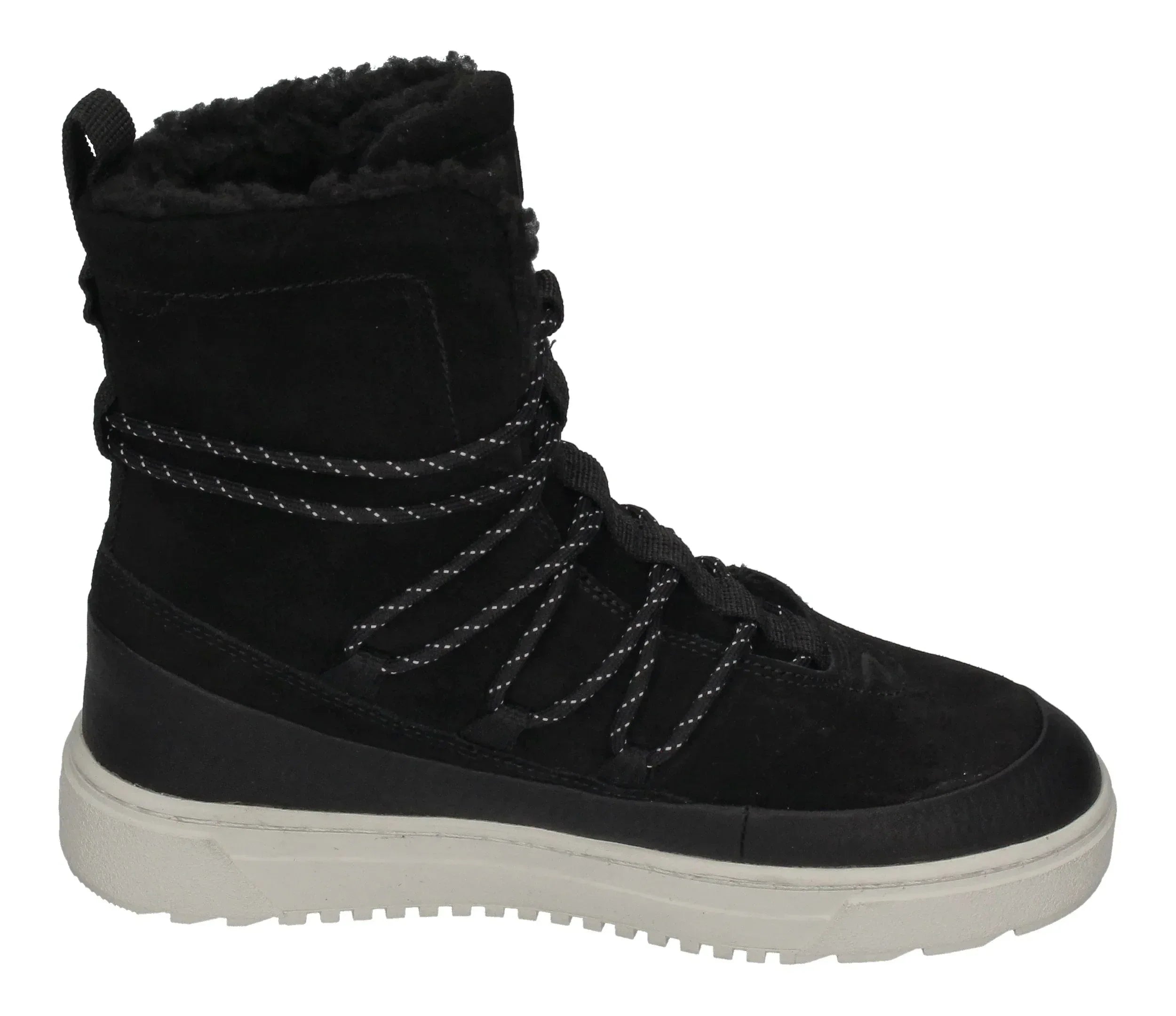 HUB FOOTWEAR Damen Booties LUNA S49 black off white-3