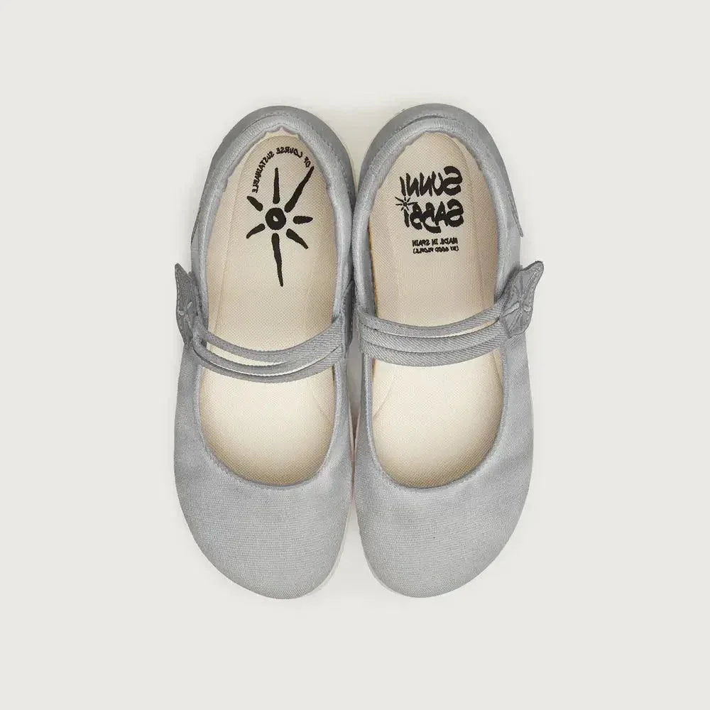SUNNI SABBI Damen Barfußschuhe Halbschuhe MISEN-055 gris