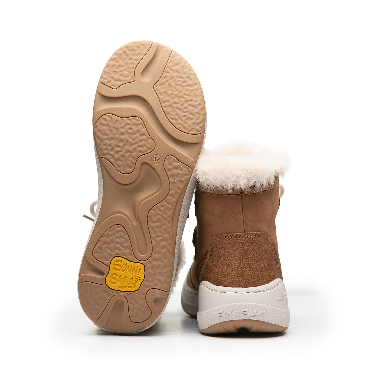 SUNNI SABBI Damen Barfußschuhe Boots ATLAS-069 cuero