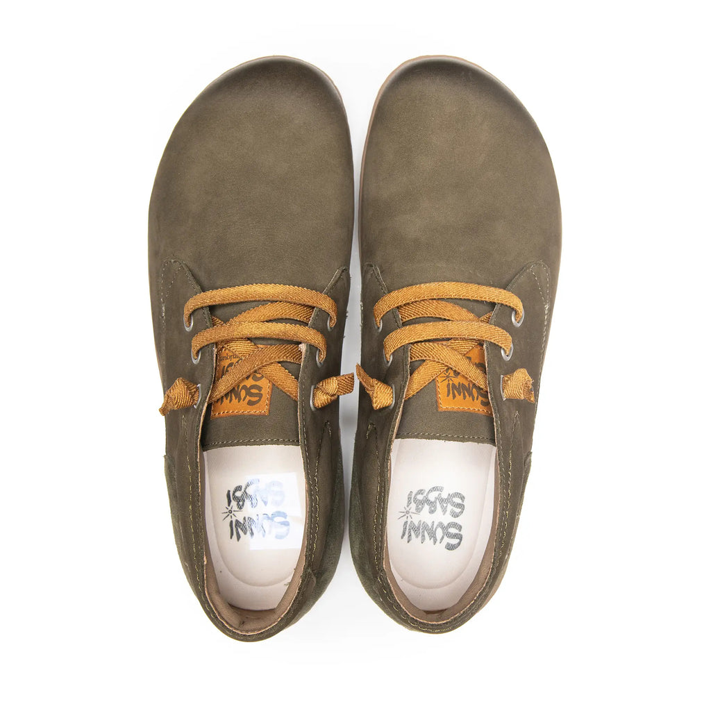 SUNNI SABBI Herren Barfußschuhe Boots IWAKI-016 kaki
