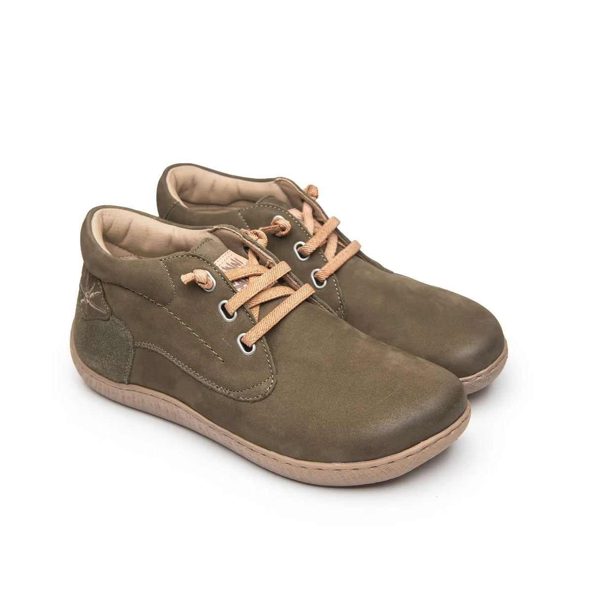 SUNNI SABBI Damen Barfußschuhe Booties NARU-066 kaki