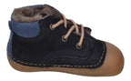 KOEL Barefoot Lauflernschuhe - AVA BIO NUBUK LAMBSWOOL blue-3