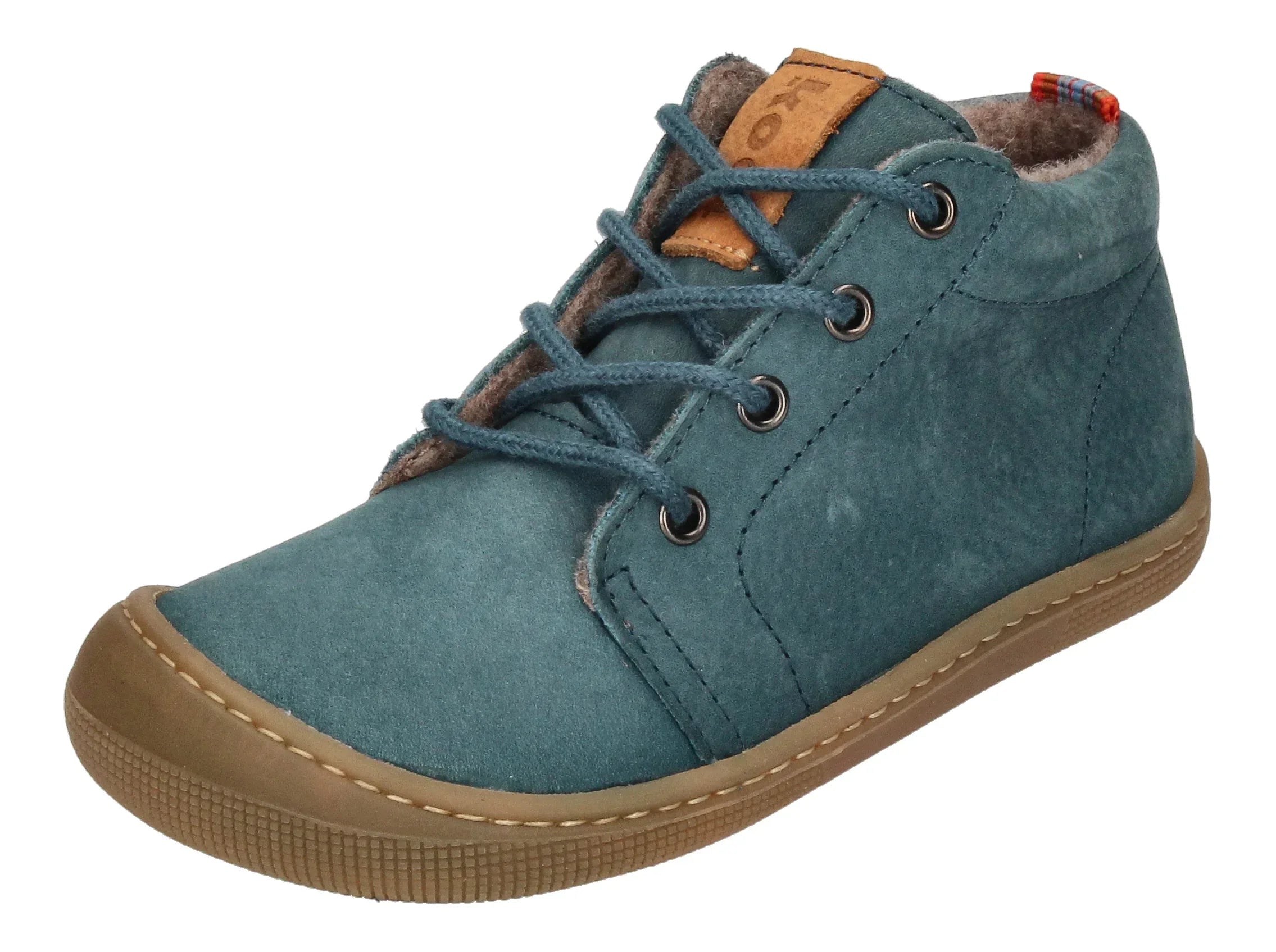 KOEL Barefoot Kinder Übergangsschuhe Sneakers DELI HYDRO FELT turquoise – Barfußschuhe - Türkis | shoedealo.shop