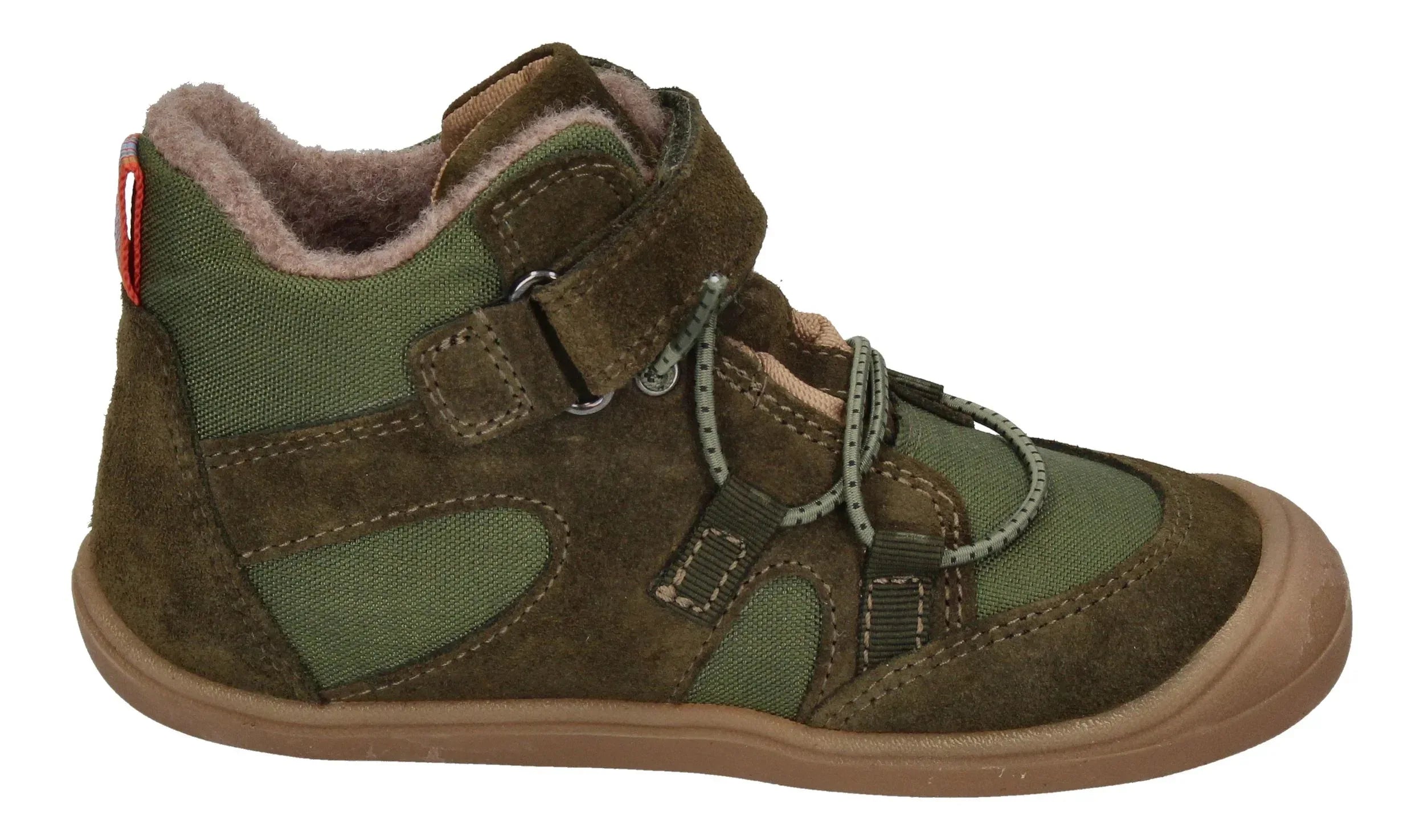 KOEL Barefoot Kinder Übergangsschuhe Sneakers BEAU WOOL khaki – Barfußschuhe - Grün | shoedealo.shop – Bild 11