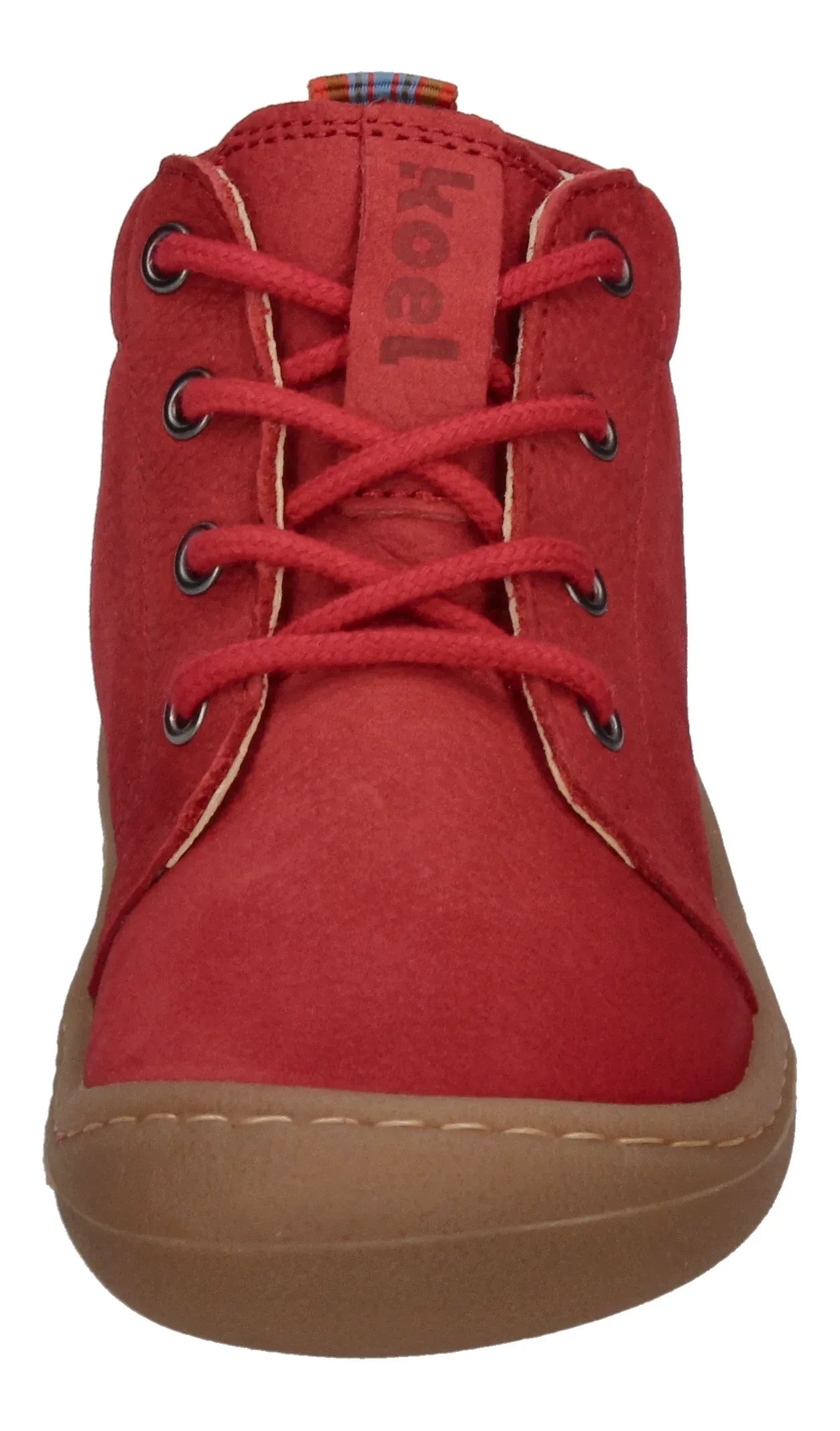 KOEL Kinder Barefoot Schnürschuhe BEN M LEATHER red
