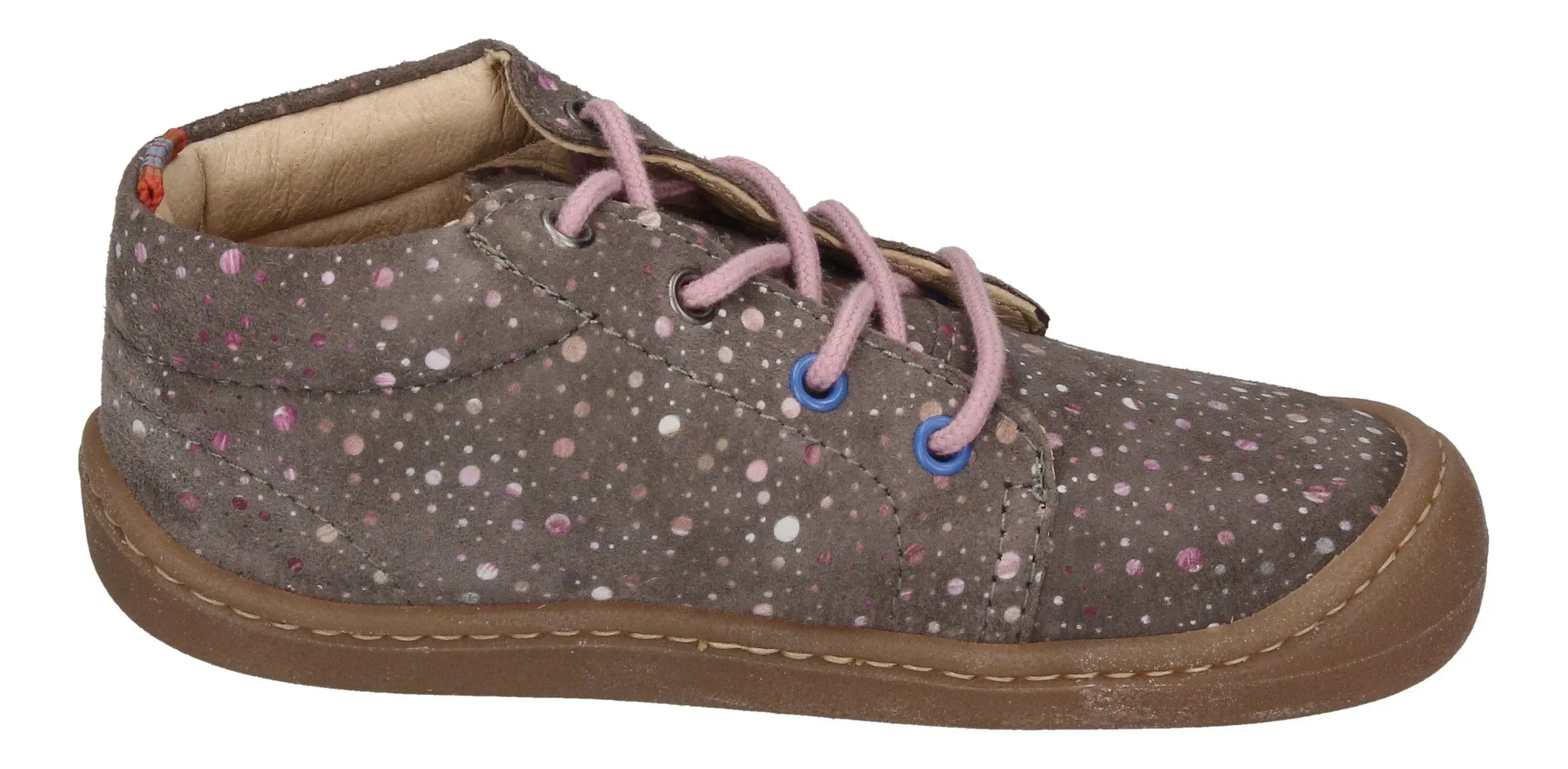 KOEL Barefoot Kinder Schnürschuhe BEN Suede Fantasy - grey – Barfußschuhe - ["gid://shopify/Metaobject/199663059273" – Bild 4