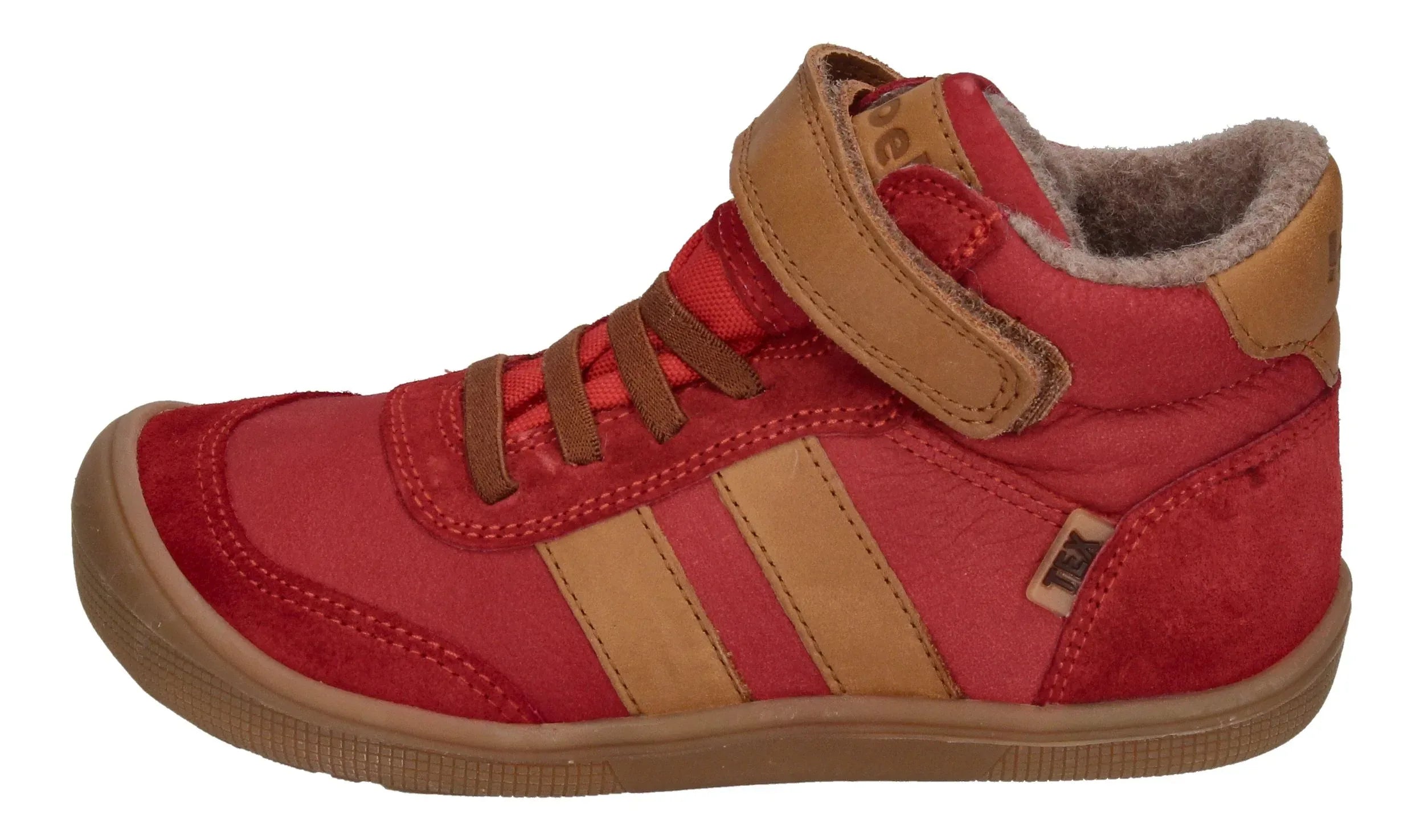 KOEL Barefoot Kinder Übergangsschuhe Sneakers DANIEL TEX red