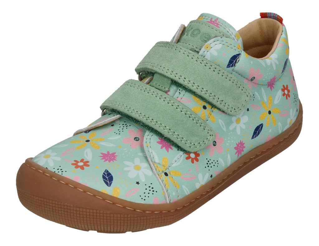 KOEL Barefoot Kinder Sneakers DANNY PRINT garden mint