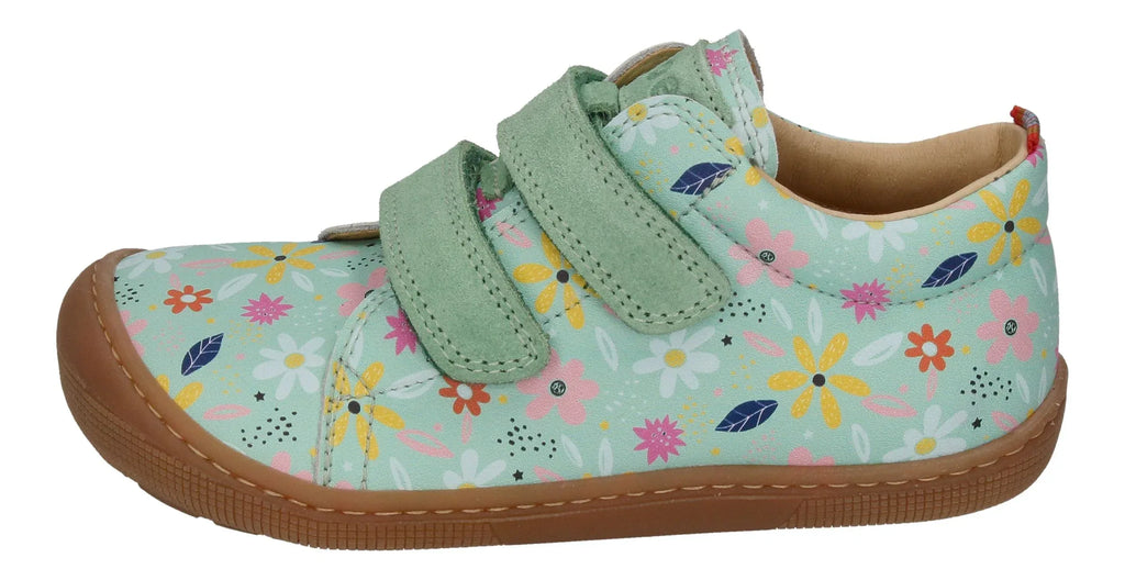 KOEL Barefoot Kinder Sneakers DANNY PRINT garden mint