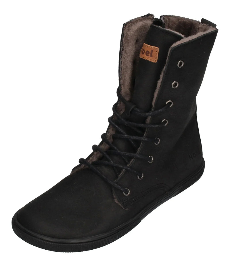 KOEL Damen Barefoot Booties mit Lammwolle FARO black-0
