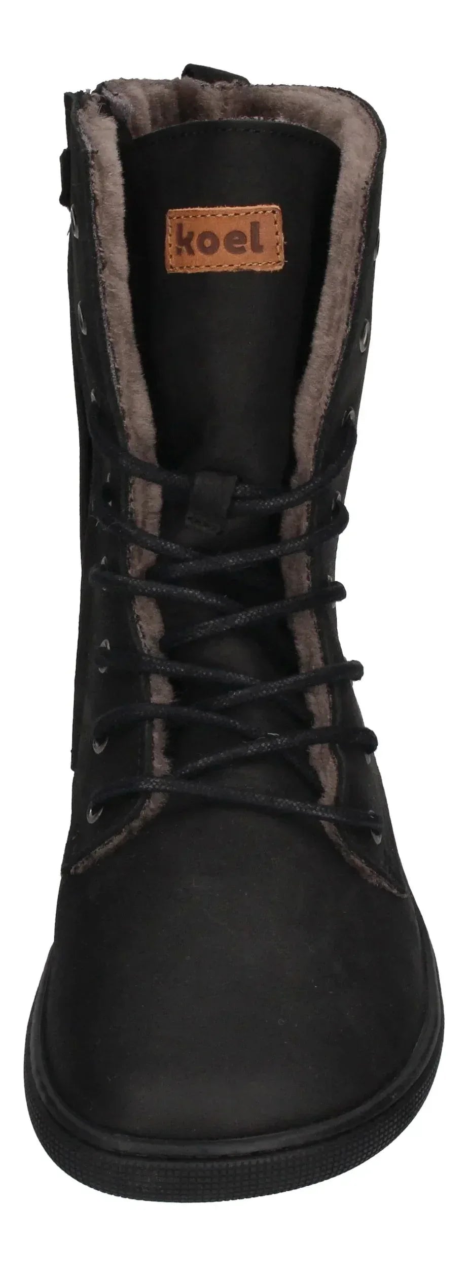 KOEL Damen Barefoot Booties mit Lammwolle FARO black-4