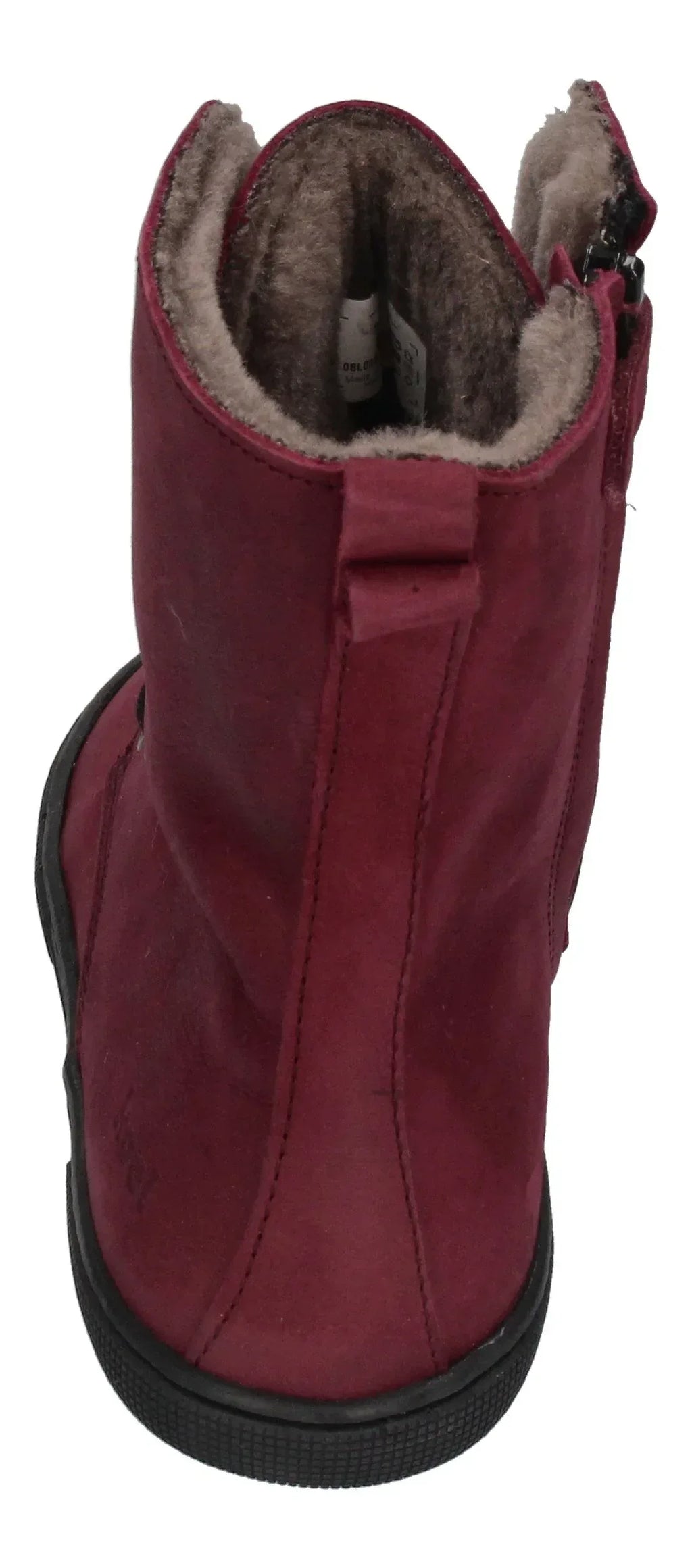 KOEL Damen Barefoot Booties mit Lammwolle FARO - bordo-4
