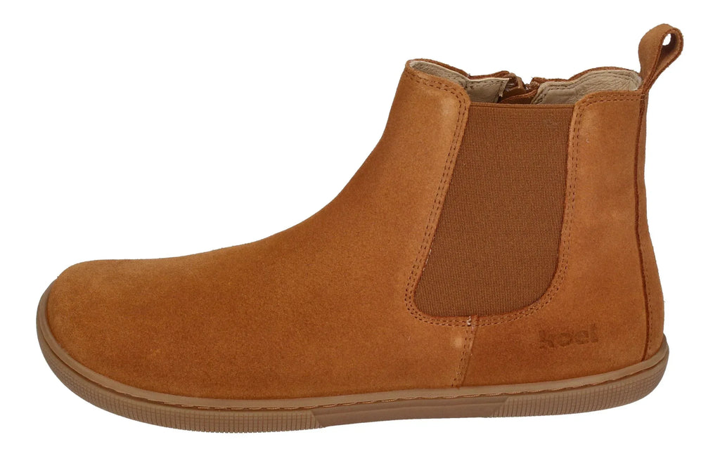 KOEL Damen Barefoot  Booties FILAS SUEDE cognac