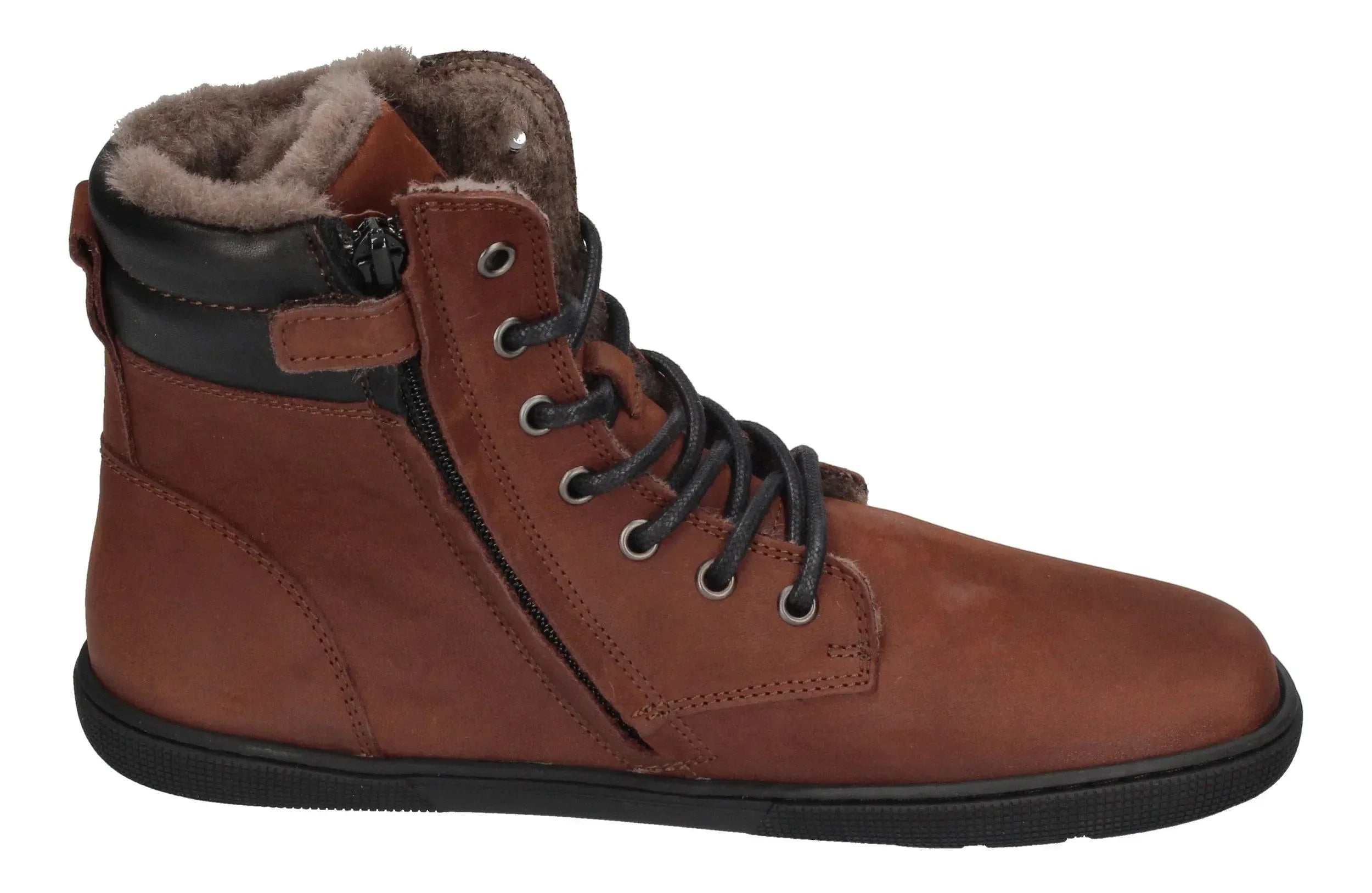 KOEL Damen - Barefoot Booties FLORENCE LAMBWOOL - chocolate-3