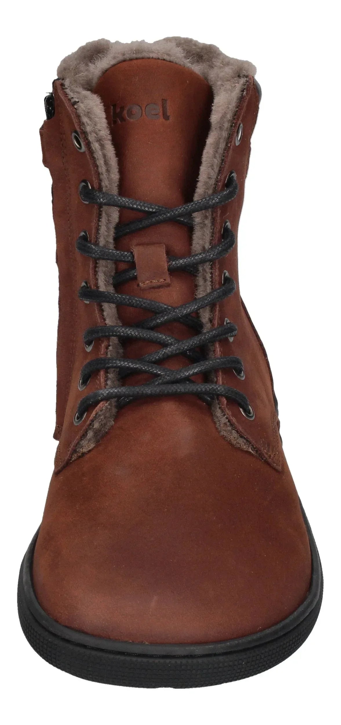 KOEL Damen - Barefoot Booties FLORENCE LAMBWOOL - chocolate-2