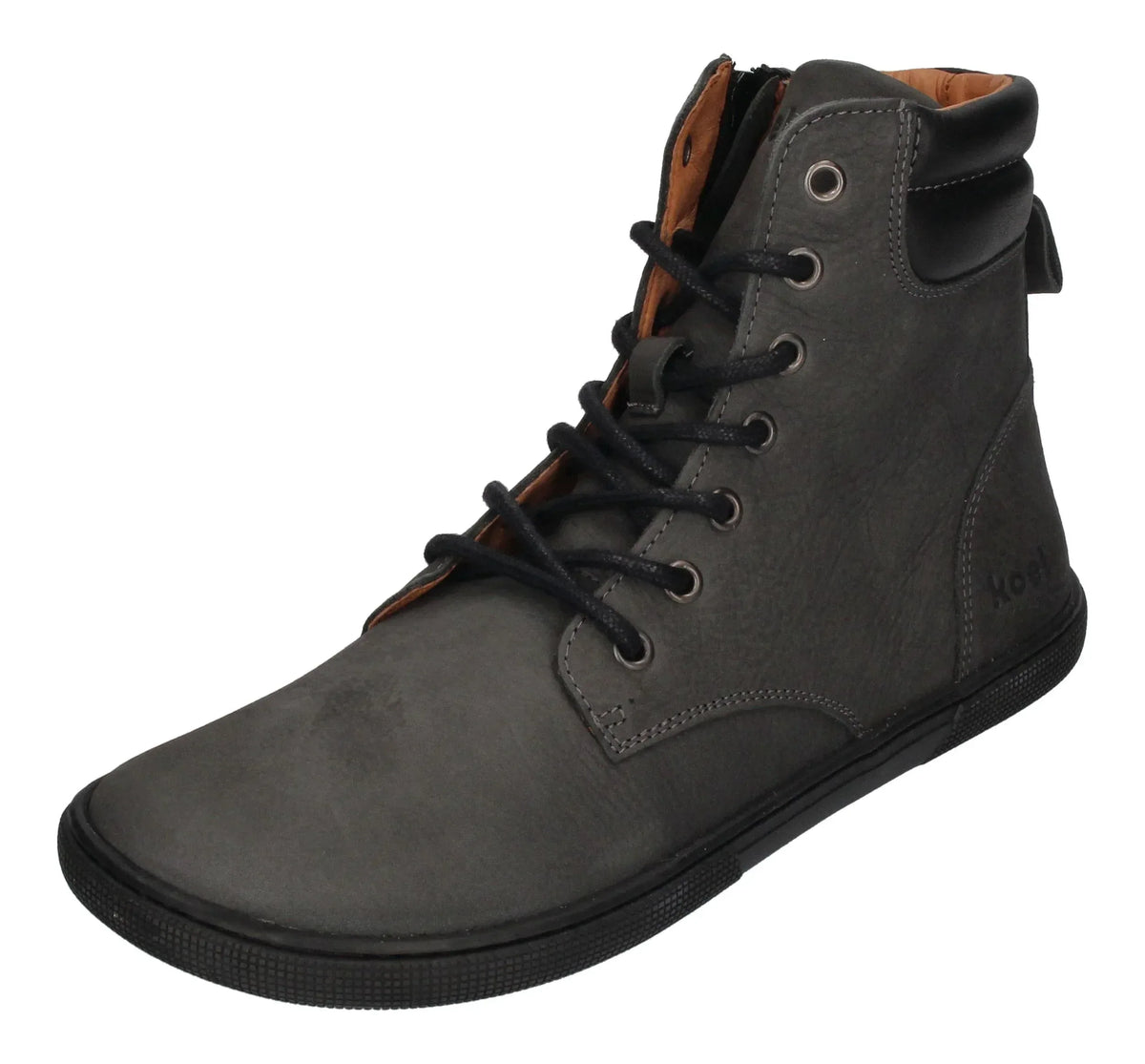 KOEL Damenschuhe - Barefoot Booties FLORENCE dark grey – Barfußschuhe - Grau | shoedealo.shop