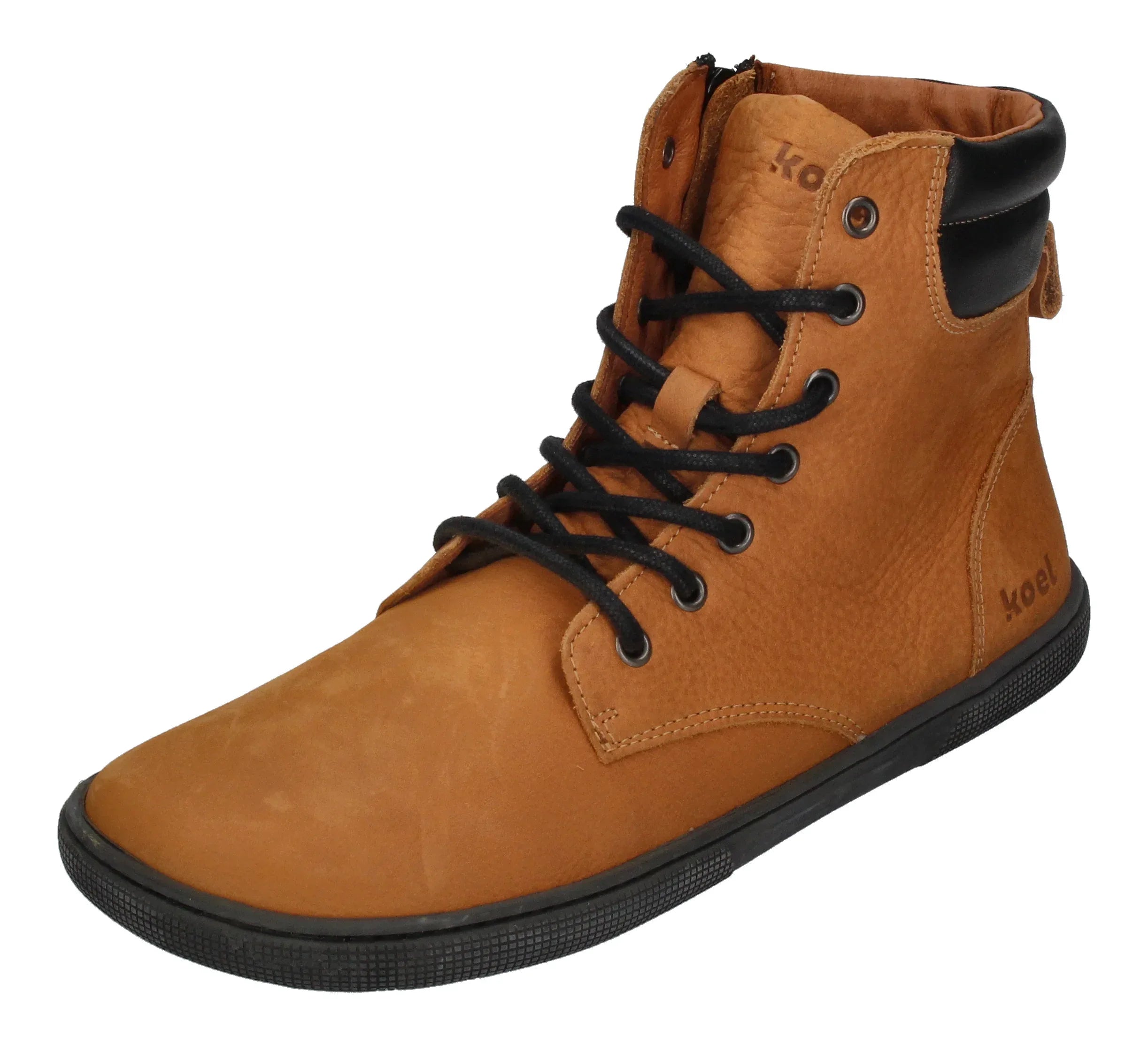 KOEL Damenschuhe - Barefoot Booties FLORENCE - miel – Barfußschuhe - Braun | shoedealo.shop