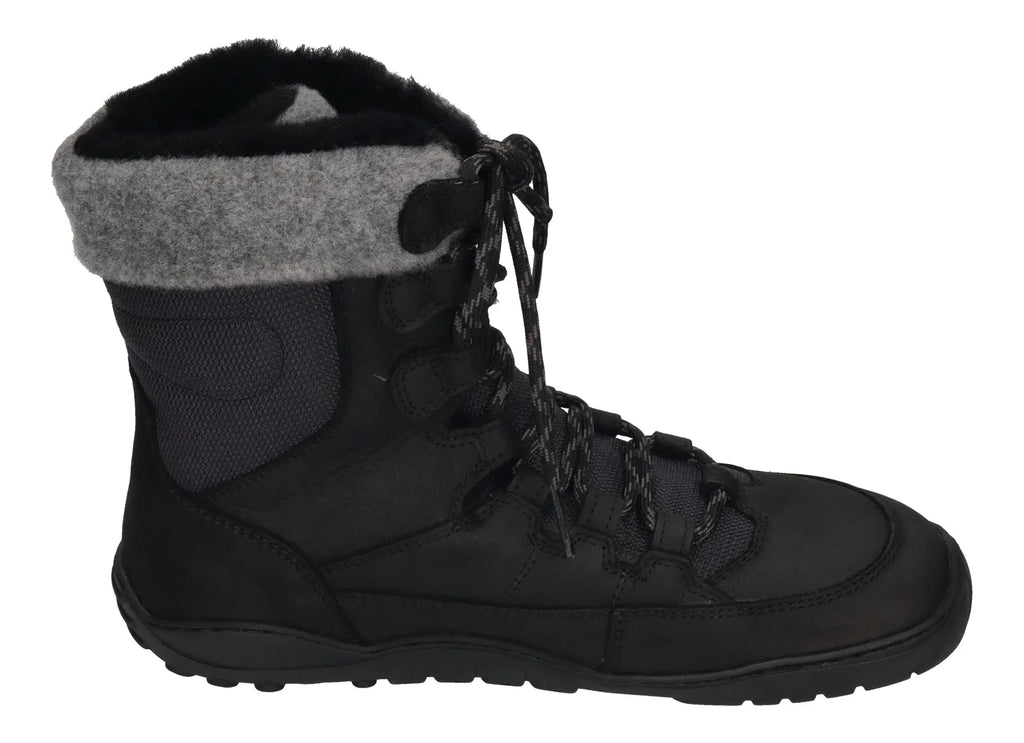 KOEL Damen Barefoot Stiefel LIAM TEX LAMBSWOOL  - black