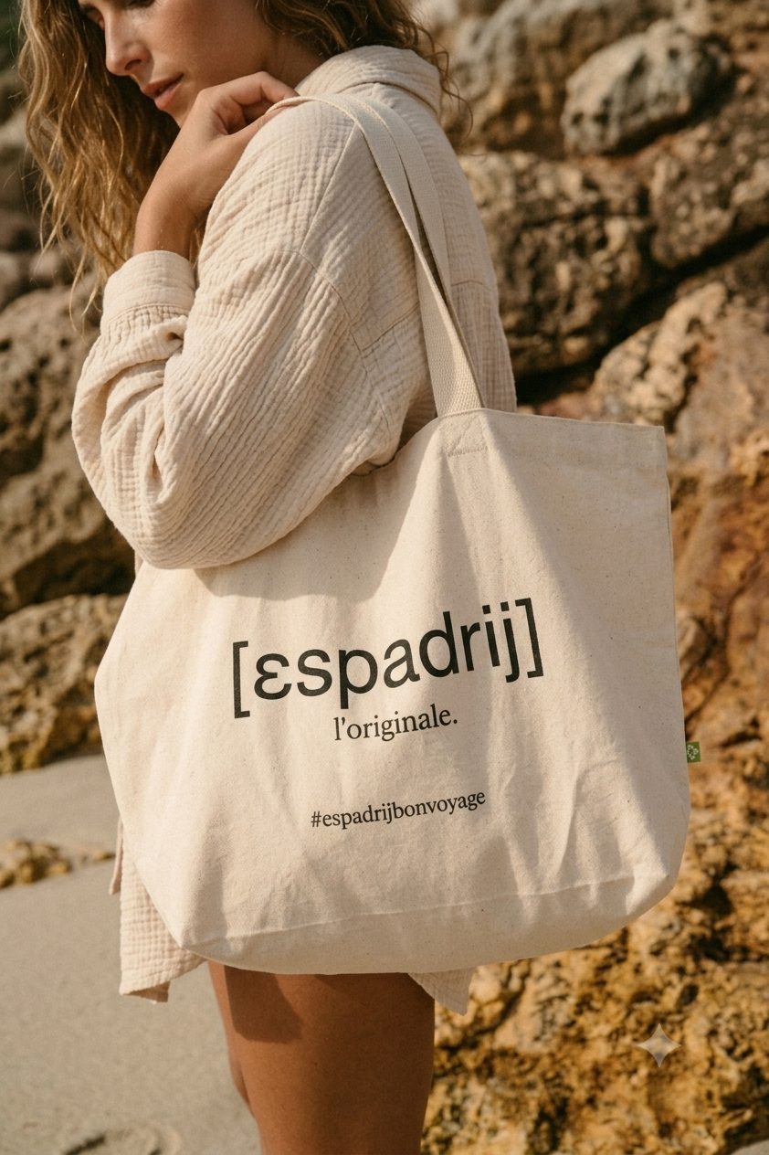 ESPADRIJ L'ORIGINALE Strandtasche BEACHTOTE LARGE natur – Bild 3