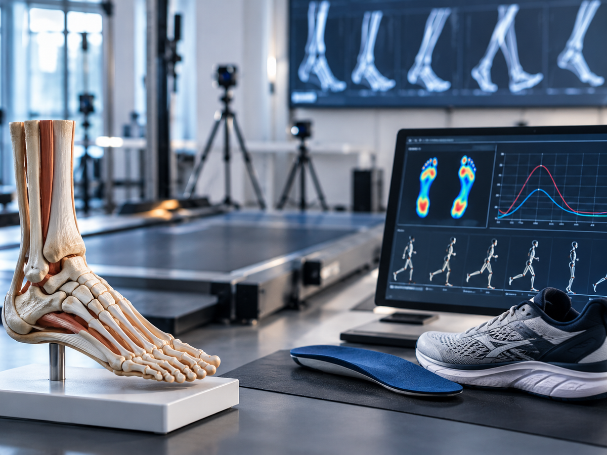 Biomechanik-Labor als Symbolbild zur Originalstudie von Lieberman et al. 2010