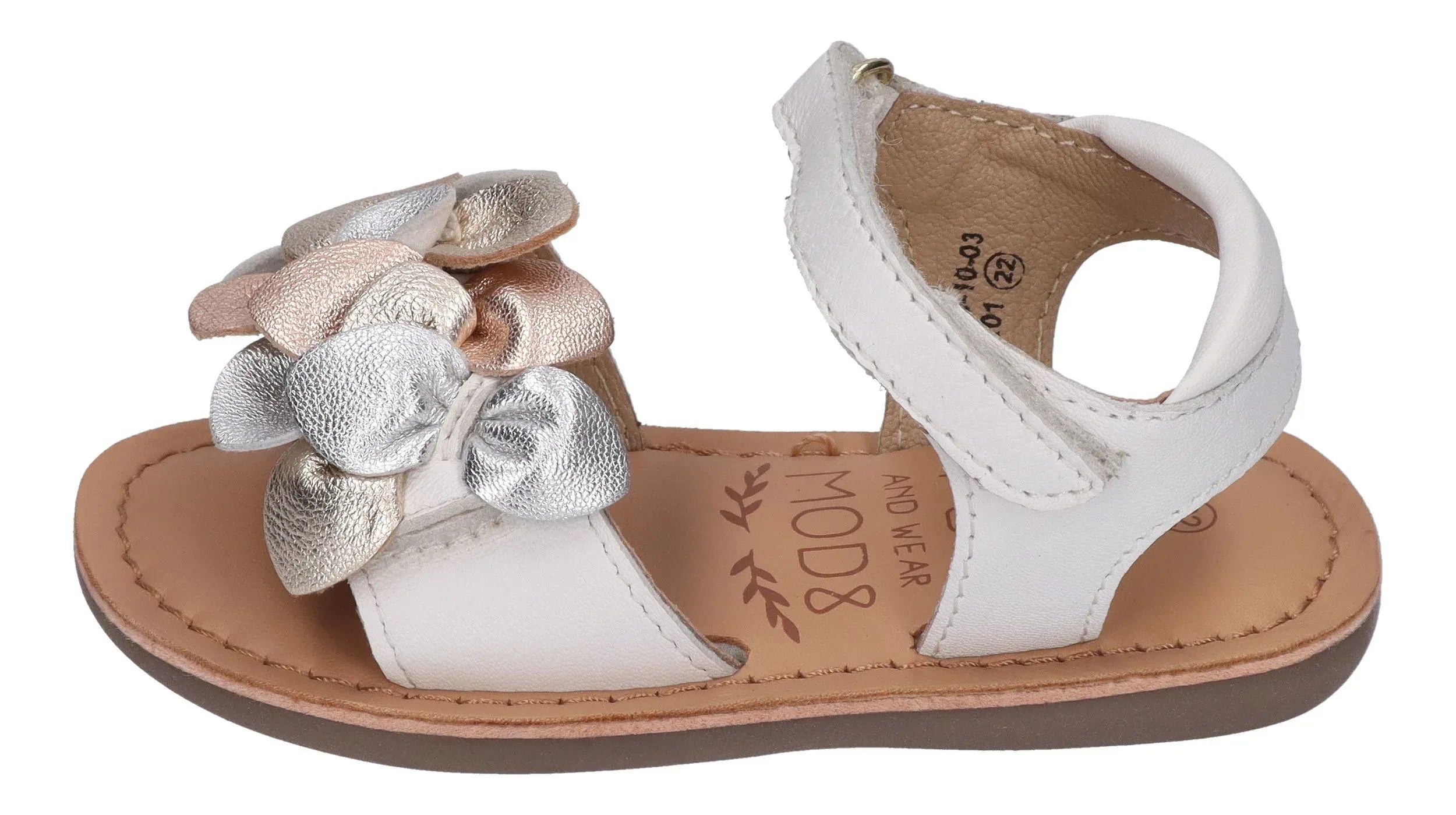 Mod8 - Kinder Sandalen CLOKNOT 929770-10-3 blanc aucune – Sandalen & Sandaletten – Bild 2